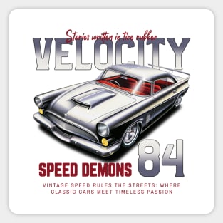 Classic Car Lover Speed Sticker